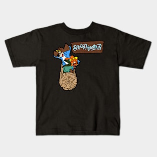 Splash - Mountain - Funny - Character Kids T-Shirt